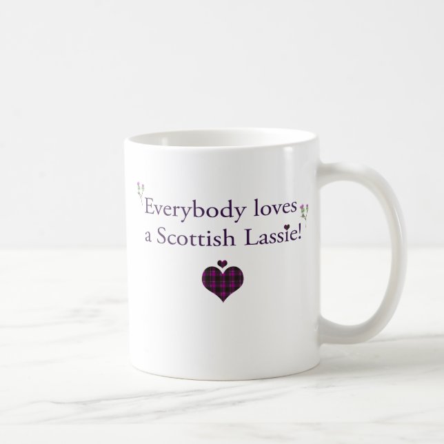 Mug Tout le monde aime une gamine écossaise ! (Droite)