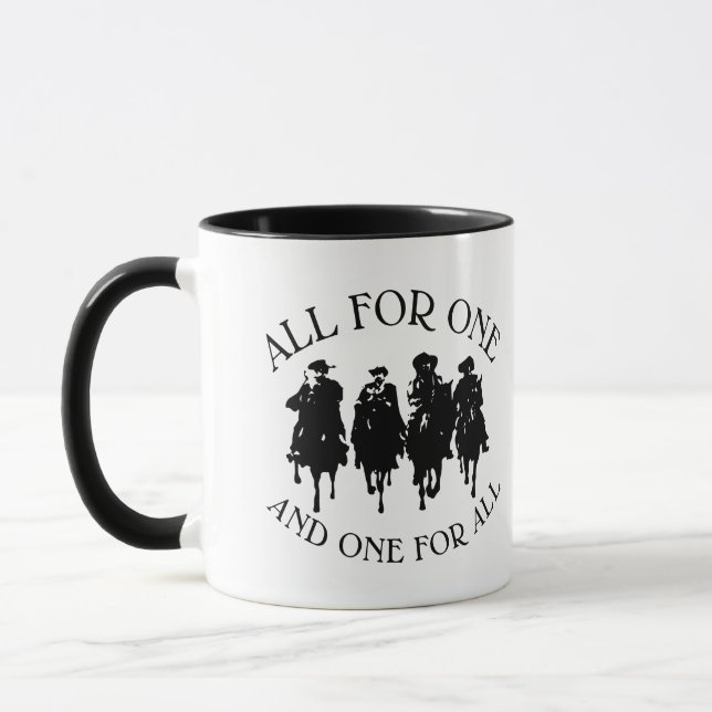 MUG TOUT POUR UN TROIS MUSKETEERS DUMAS (Gauche)