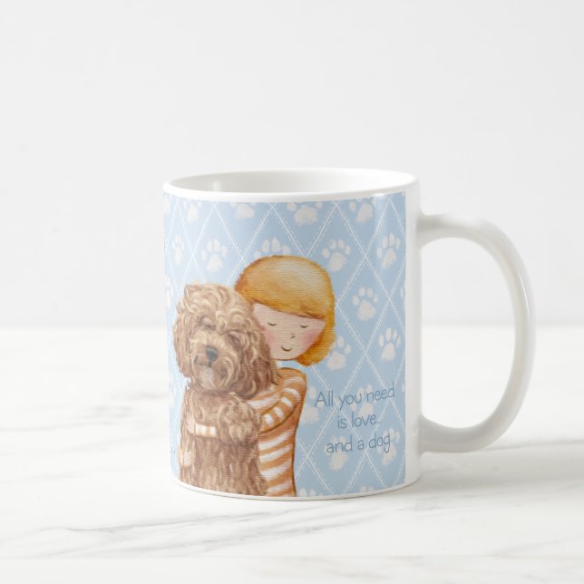 Mug Tout que vous avez besoin est amour et une Aile du (Droite)