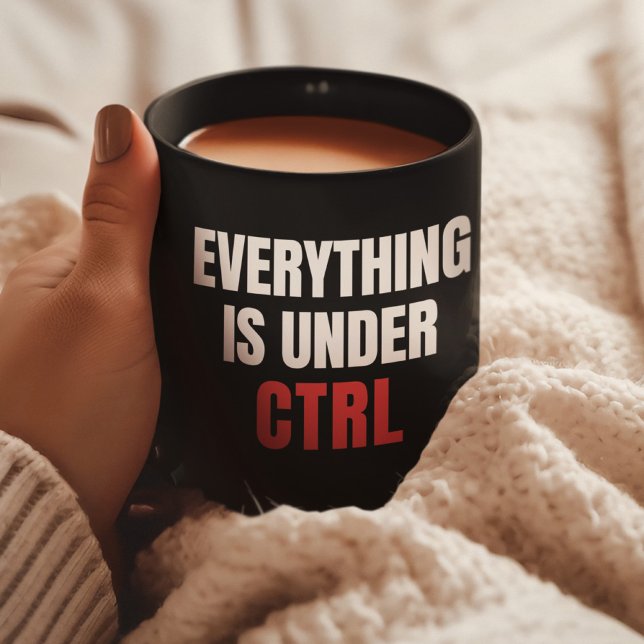 Mug Tout Sous CTRL, Drôle Programmeur Coder (Créateur téléchargé)