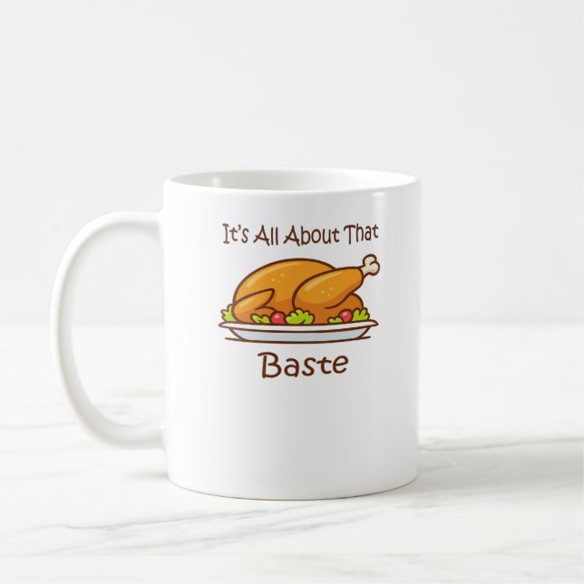Mug Tout Sur Ce Baste (Thanksgiving) Tendance (Gauche)