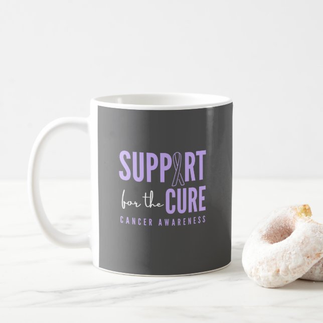 Mug toute la sensibilisation au cancer.soutien pour le (Avec donut)