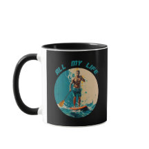 Toute ma vie est la planche à pédales surf