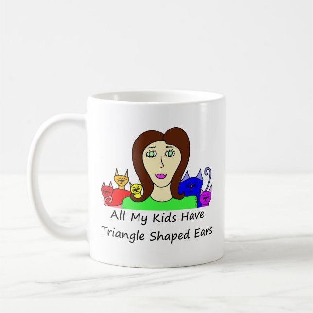 Mug Toutes mes oreilles formées par HaveTriangle (Gauche)
