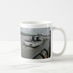 Mug Towboats sur le Mississippi