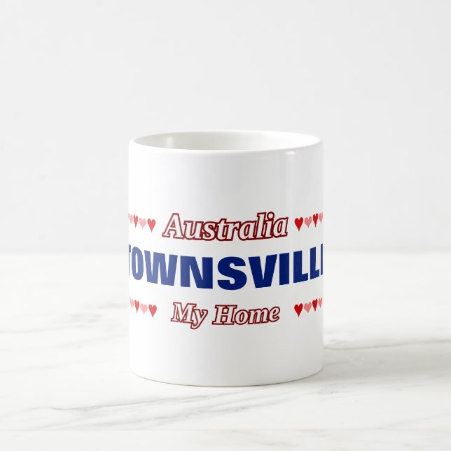 Mug TOWNSVILLE - Mon domicile - Australie;Coeurs (Centre)