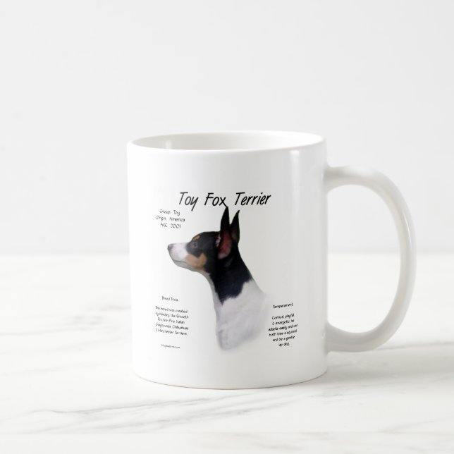 Mug Toy Fox Terrier Histoire Conception (Droite)