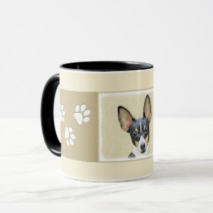 Mug Toy Fox Terrier Peinture - Cute Original Chien Art