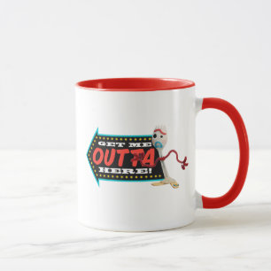 Mug Toy Story 4   Forky "Get Me Outta Here"