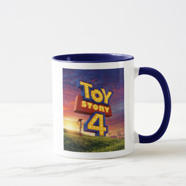 Mug Toy Story 4 | Poster de théâtre Woody On Field (Droite)