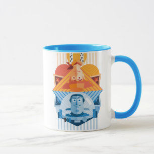 Mug Toy Story  Graphique réversible Woody & Buzz