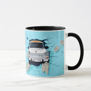 Mug Trabant papier allemand Jaguar Wall Berlin voiture