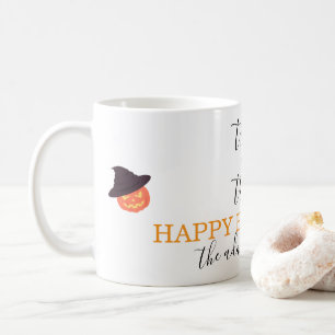 Mug Trace ou traitement Script moderne Halloween