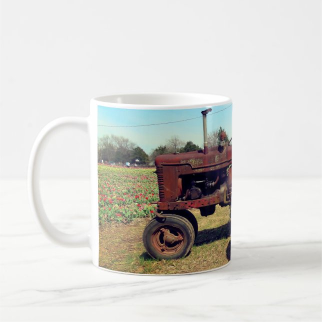 Mug Tracteur agricole antique (Gauche)