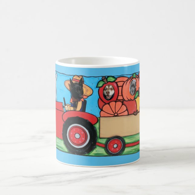 Mug Tracteur de conduite berger allemand noir, ZKA (Centre)