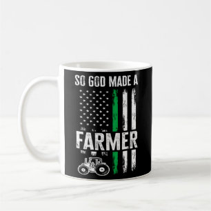 Mug Tracteur Drapeau Américain Patriotique Donc Dieu A
