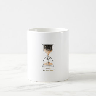 Mug Trade Pixels for Petals - Minimalist Hourglass Dig