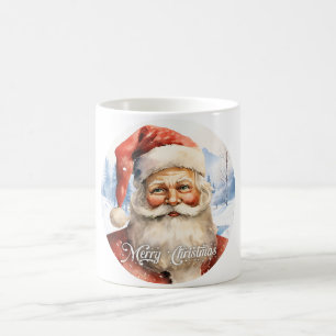 Mug Tradition classique Père Noël Illustration Script