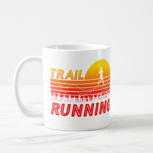 Mug Trail Running oranges (Gauche)