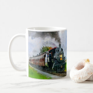 Mug Train à vapeur 89, Chemin de fer Locomotive Moteur