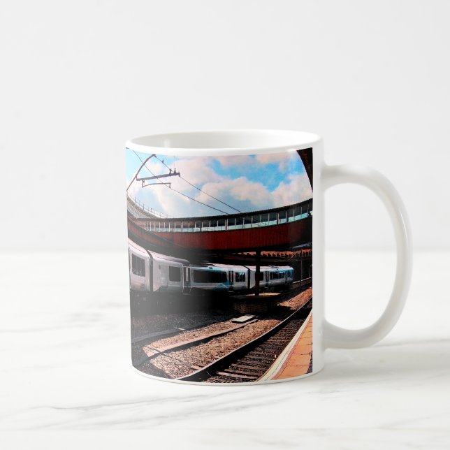 Mug Train bleu et argent (Droite)