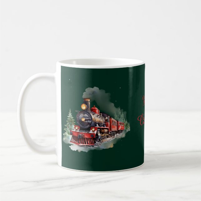 Mug Train de Noël (Gauche)