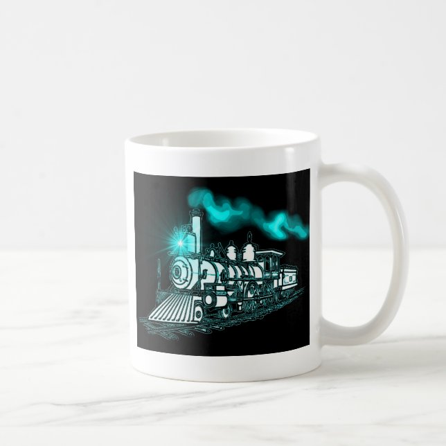 Mug Train de vert de Smokin (Droite)