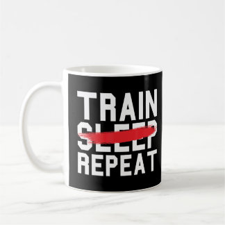 Mug Train Sommeil Répétition Fitness Gymnase Exercice