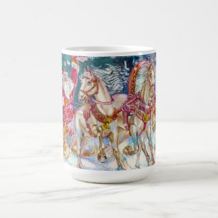 Mug Traîneau de Noël du Père Noël Party de Nuit de Nei