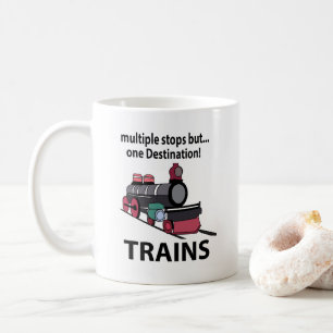 Mug Trains Plusieurs Arrêts Mais Un Trains De Destinat