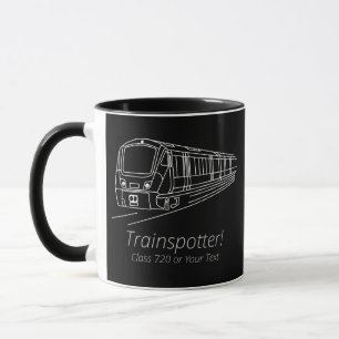 Mug Trainspotter Classe 720 UK Train Railway Railfan