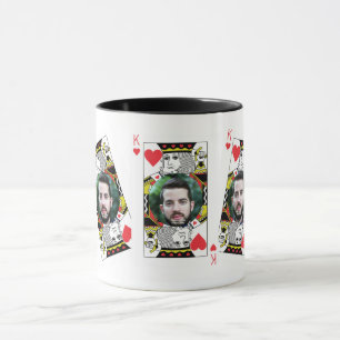 Mug Traiter papa comme Pourcentage Photo personnalisée