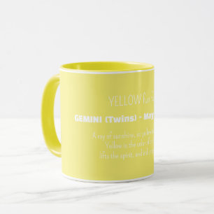 Mug Traits de personnalité du signe du zodiaque GEMINI