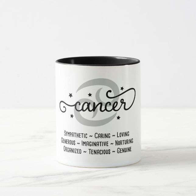 Mug Traits du cancer du zodiaque (Centre)