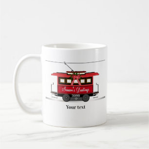 Mug Tramway rouge du Nouvel An
