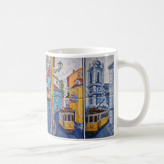 mug tramway rues de Lisbonne azulejos