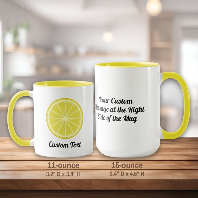 Mug Tranche de citron (Créateur téléchargé)