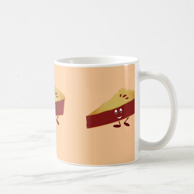 Mug Tranche de sourire de tarte aux cerises (Droite)