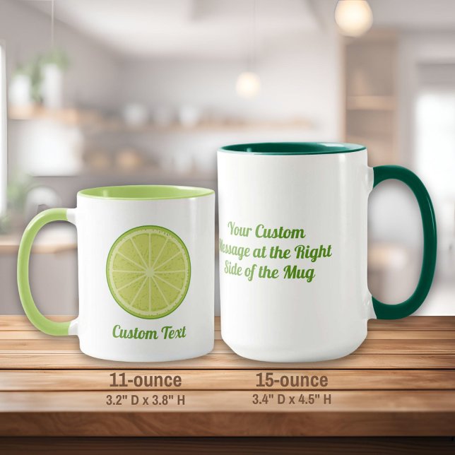 Mug Tranches de chaux (Créateur téléchargé)