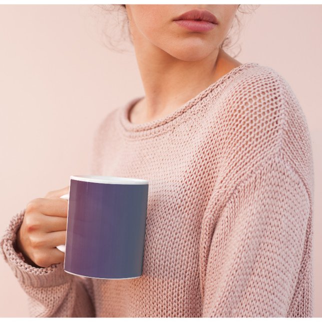 Mug Tranquillité de la prune - Elégante boue Turquoise (Mockup 2)
