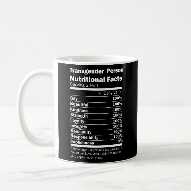 Mug Transgenre Personne Trans Pride (Gauche)