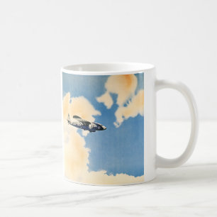 Mug Transport vintage, avion Albatross
