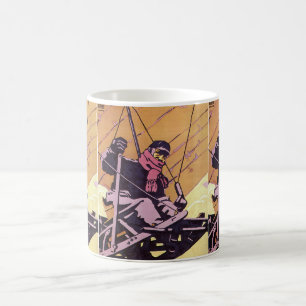 Mug Transport vintage deltaplane avion