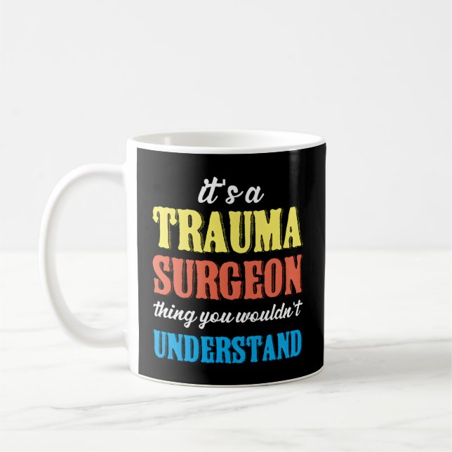 Mug Trauma Chirurgien Chose Urgence Salle Traumatologi (Gauche)