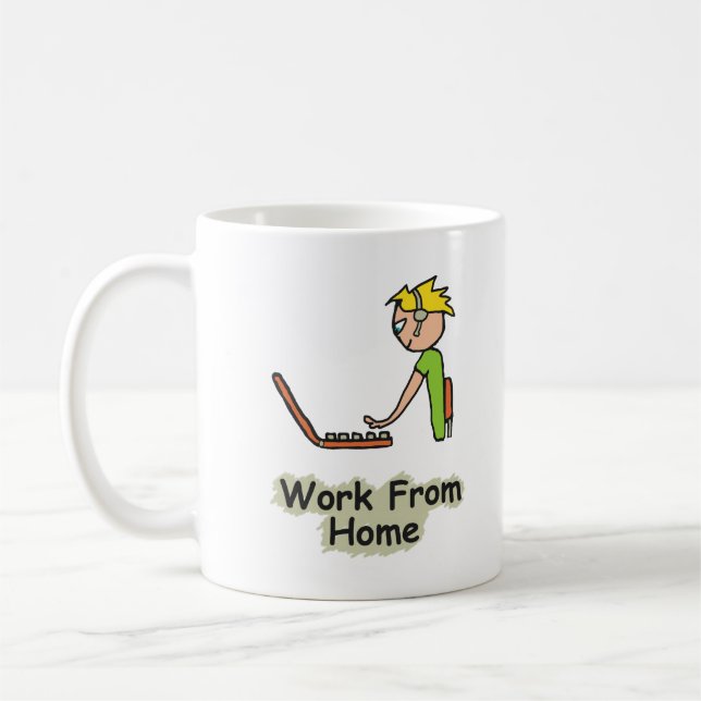 Mug Travail à domicile (Gauche)