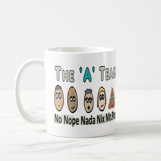 Mug Travail d'équipe amusant (Gauche)