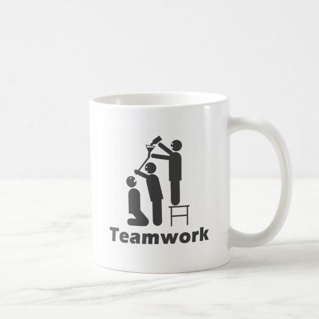 Mug Travail d'équipe - marchandises de motivation (Droite)