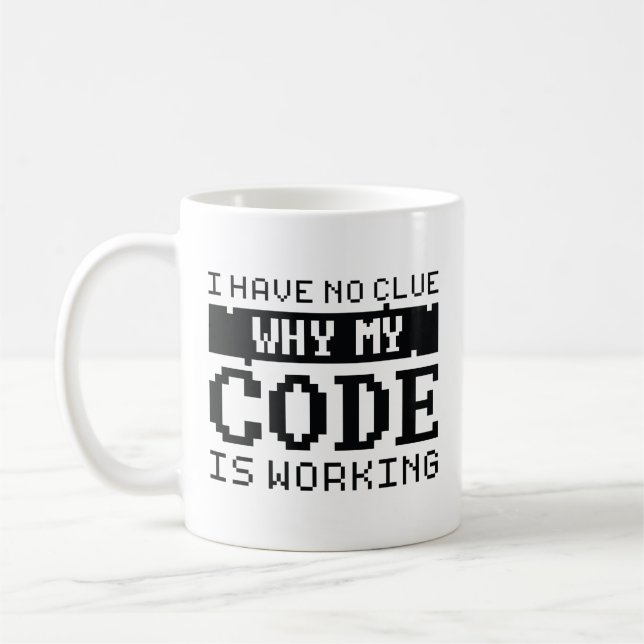 Mug Travail du code (Gauche)