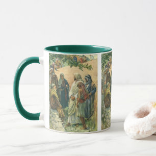 Mug Travailler le jour du sabbat, religion vintage