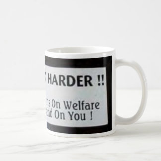 Mug travailler plus dur